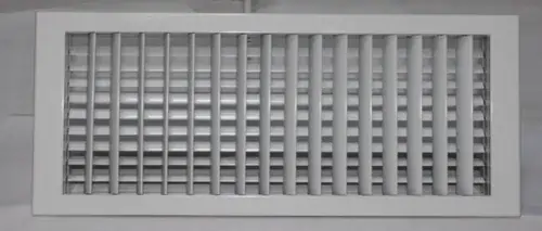 Aluminium Double Louver Powder Coated Grill